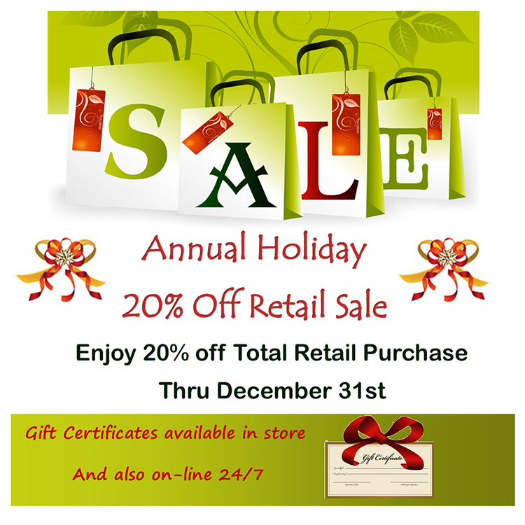 20% Off Christmas Sale