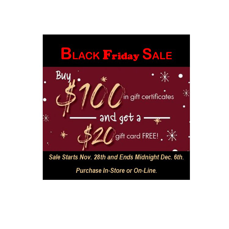 Gift Certificate Sale